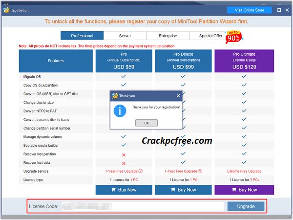 MiniTool Partition Wizard 12.8 Crack License Key [2025]